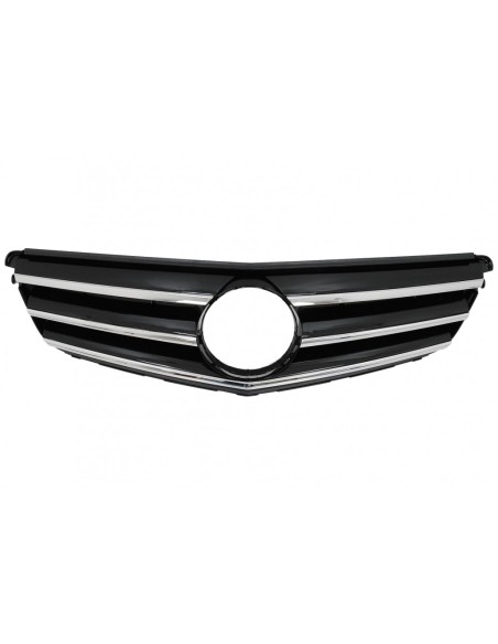 Griglia anteriore per Mercedes Classe C W4 S4 Limousine Station Wagon (07-14) Piano Nero