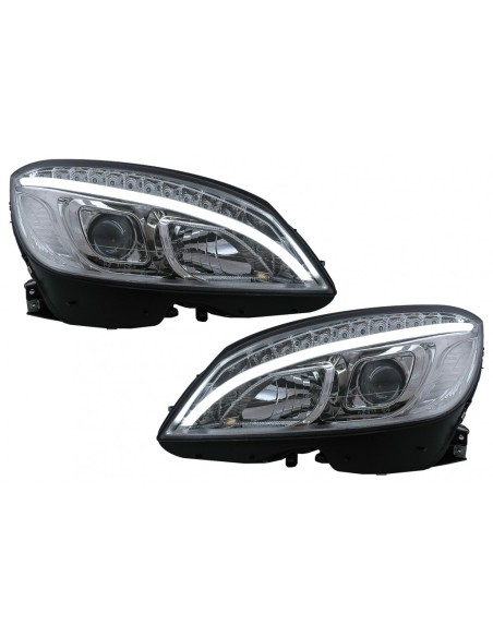 Luce del tubo dei fari a LED per Mercedes C-Class W4 S4 (07-10) Cromo