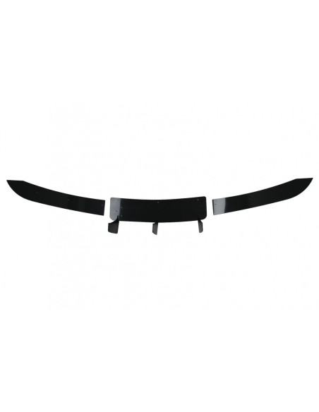 Paraurti posteriore Diffusore di estensione per Mercedes C-Class W4 C4 Limousine Coupé (12-14) Piano Nero