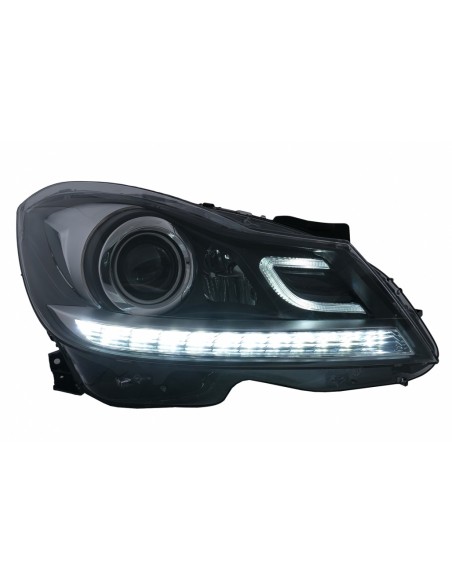 Fari DRL a LED per Mercedes C-Class W4 S4 (11-14) w/ luce di svolta sequenziale