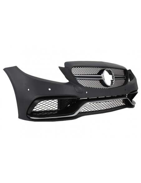 Paraurti anteriore per Mercedes Classe C W5 S5 C5 A5 (14-18) Limousine T-Model Coupé Cabriolet C63 Design