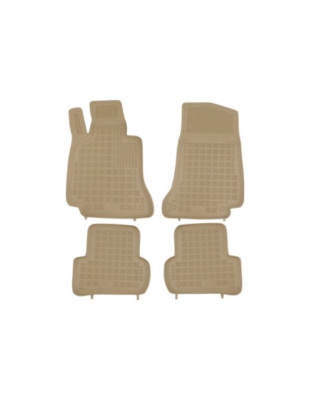Tappetino in gomma beige per Mercedes C-Class W5 Limousine S5 Station Wagon (14-)