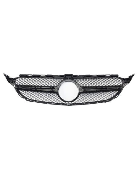 Griglia anteriore per MERCEDES C-Class W5 S5 C5 A5 (14-18) C63 Design Argento