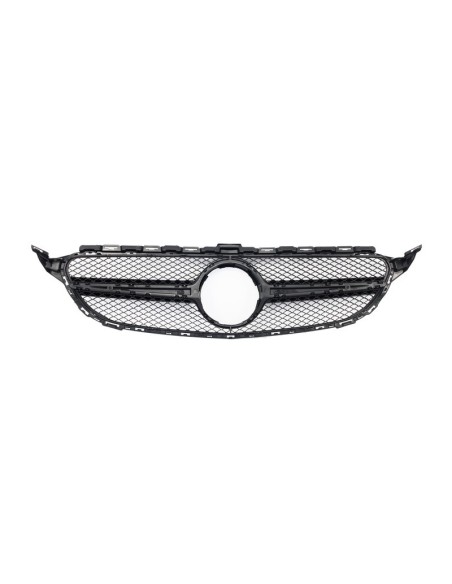 Griglia anteriore per MERCEDES C-Class W5 S5 C5 A5 (14-18) C63 Design Nero
