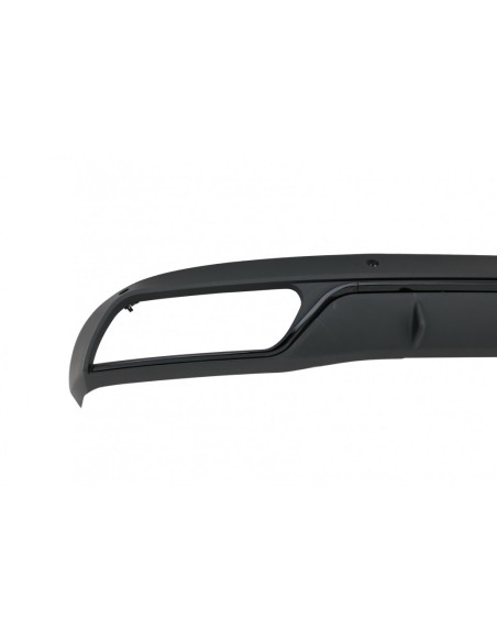 Paraurti posteriore Diffusore per Mercedes Classe C W5 S5 (14-18) C63 Look Shadow Nero solo per