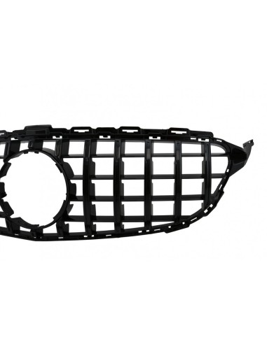Griglia anteriore per MERCEDES Classe C W5 S5 C5 S5 (14-18) GT-R Panamericana Design Black w/out Fotocamera