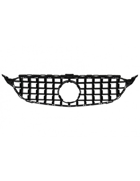 Griglia anteriore per MERCEDES Classe C W5 S5 C5 S5 (14-18) GT-R Panamericana Design Black w/out Fotocamera