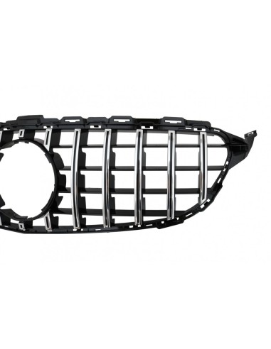 Griglia anteriore per MERCEDES Classe C W5 S5 C5 A5 (14-18) GT-R Panamericana Design w/out Fotocamera