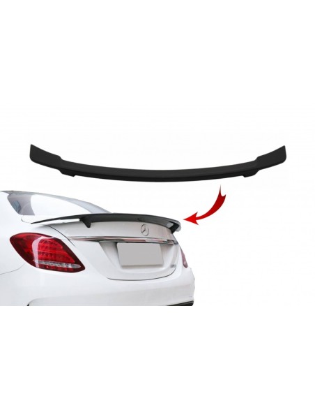 Spoiler del tronco per Mercedes C-Class W5 (14-) GTS-Design nero opaco