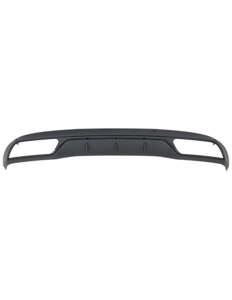 Paraurti posteriore Diffusore w/ Muffler Suggerimenti per Mercedes C-Class W5 S5 (14-18) C63 Look Shadow nero e cromato per