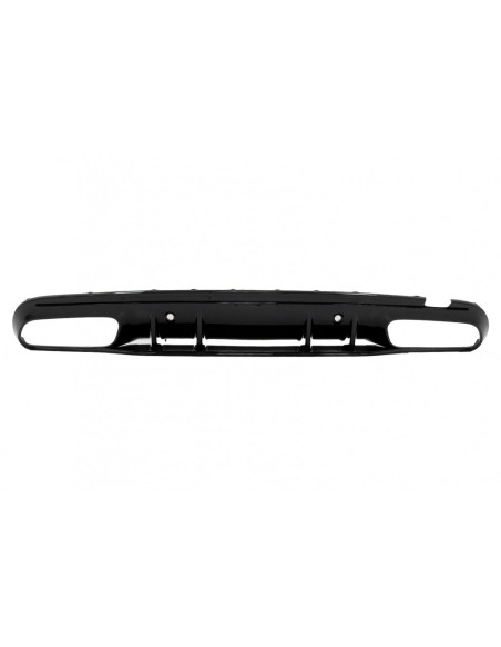 Paraurti posteriore Diffusore per Mercedes C-Class W5 S5 (14-) C63S Design Punte nere solo per AMG Sport Line