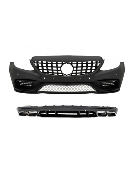 Paraurti anteriore w/ griglia e diffusore per MERCEDES C-Class W5 S5 (14-) solo AMG Spot Line