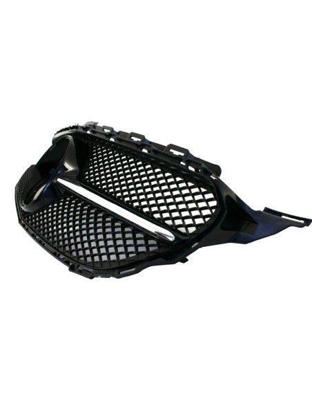 Griglia anteriore w/ lato adesivo adesivo vinile grigio scuro per MERCEDES C-Class C5 A5 (14-18) C63 Design