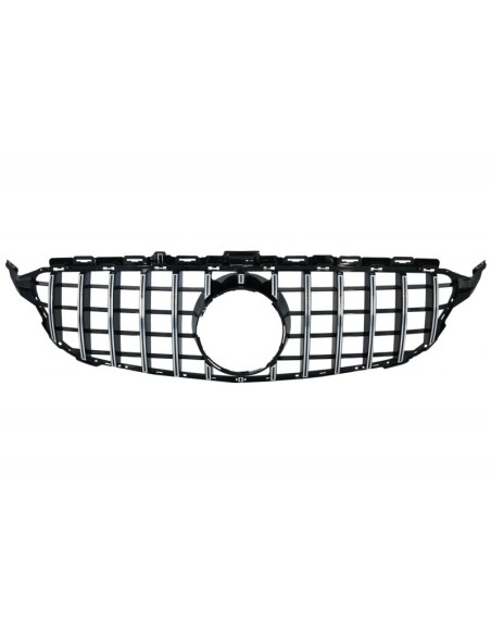 Paraurti anteriore w/ griglia crom w/ out fotocamera e diffusore per Mercedes classe C W5 S5 (14-18) C63 Design