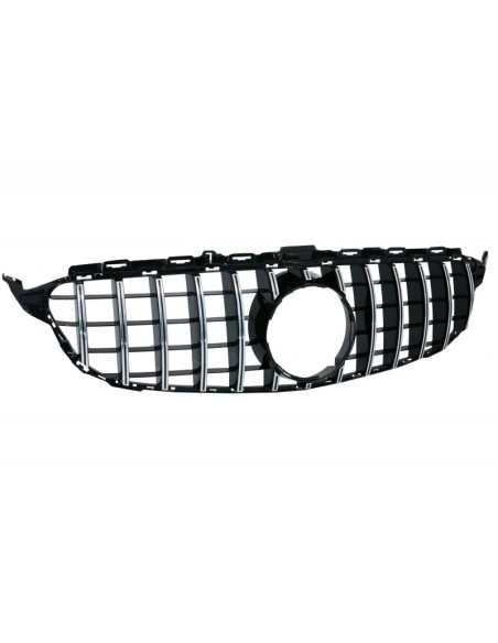 Paraurti anteriore w/ griglia crom w/ out fotocamera e diffusore per Mercedes classe C W5 S5 (14-18) C63 Design