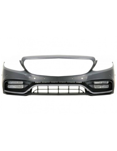 Paraurti anteriore w/ griglia cromo w/ out 360 fotocamera per Mercedes C-Class W5 S5 C5 A5 (14-18) GT-R Design