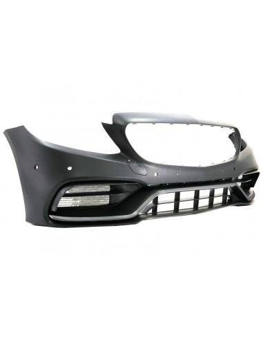 Paraurti anteriore w/ griglia cromo w/ out 360 fotocamera per Mercedes C-Class W5 S5 C5 A5 (14-18) GT-R Design