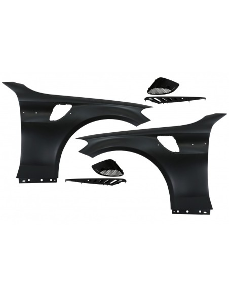 Parafanghi anteriori per Mercedes Classe C W5 S5 C5 A5 (14-) GT Look