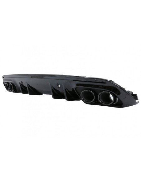 Paraurti posteriore diffusore w/ scarico per Mercedes C-Class W5 S5 Sport Line (14-) C43 Design Night Package