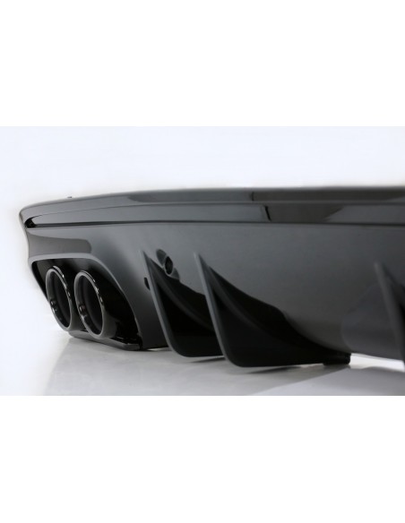 Paraurti posteriore diffusore w/ scarico per Mercedes C-Class W5 S5 Sport Line (14-) C43 Design Night Package