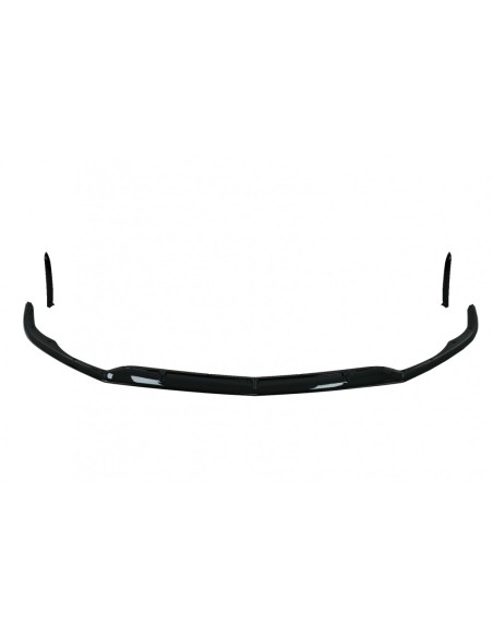 Labbro paraurti anteriore per Mercedes C-Class C63 C63S W5 S5 (14-18) Limousine T-Model Edition 1 Design Nero