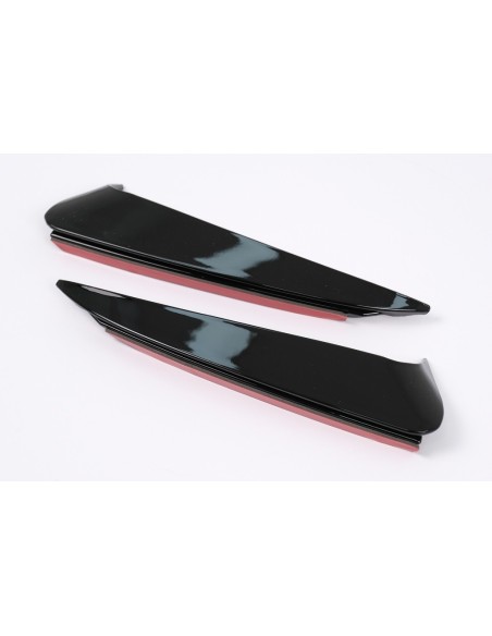 Paraurti posteriore Alette laterali Flics per Mercedes C Classe W5 (14-) Piano Nero
