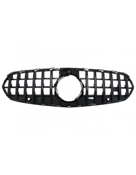Griglia anteriore per Mercedes Classe C W6 Berlina S6 T-Modell (21-Up) GT-R Panamericana Design Nero