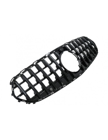 Griglia anteriore per Mercedes Classe C W6 Berlina S6 T-Modell (21-Up) GT-R Panamericana Design Nero