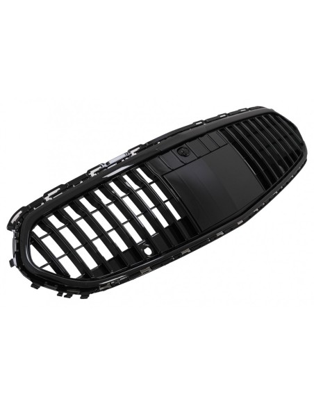 Griglia anteriore per Mercedes Classe C W6 Berlina S6 T-Modell (21-Up) Design verticale Nero