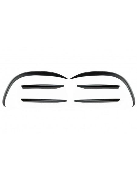 Paraurti anteriore Splitter alette alette Aero per Mercedes C-Class W5 S5 C5 A5 Facelift (19-up) C43 Design