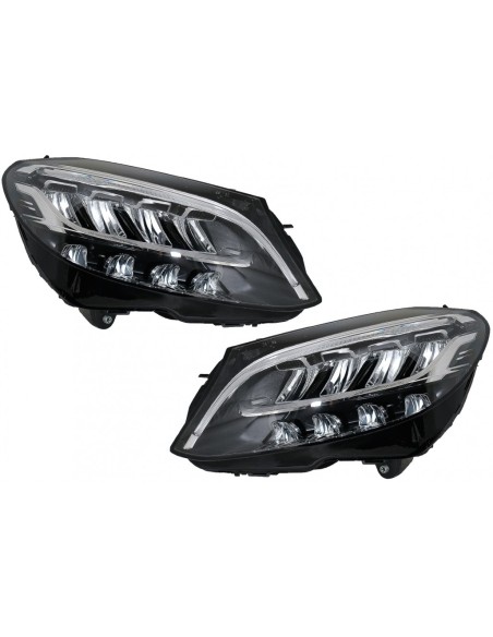 Fari full LED per Mercedes C-Class W5 S5 (19-up) LHD