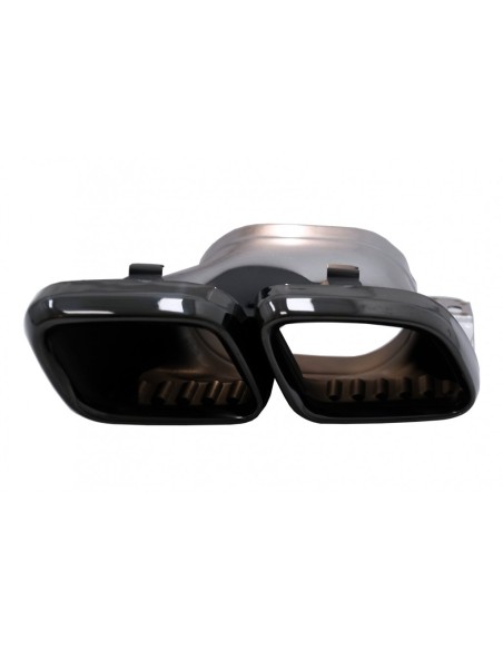 Silenziatore di scarico Suggerimenti per Mercedes C-Class W5 S5 C5 A5 C63 C63S Lifting (19-up) Nero
