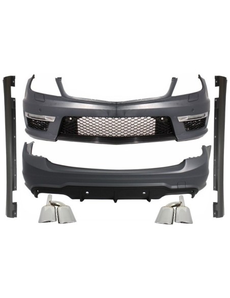 Kit carrozzeria per MERCEDES C-Class W204 Facelift C63 T-Modell S204 Station Wagon Estate con griglia anteriore GT-R