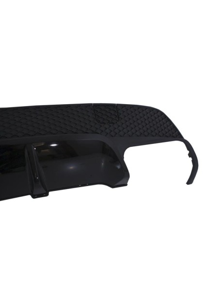 Diffusore posteriore per Mercedes CLA W117 X117 Freno da tiro (13-18) Sport Pack Nero opaco