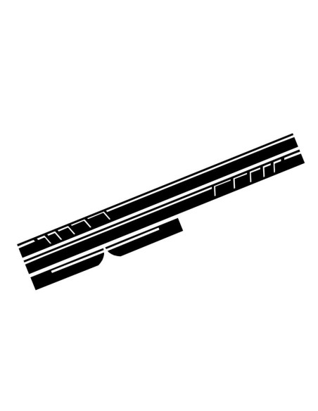 Adesivi laterali vinile nero opaco per Mercedes CLA W117 C117 X117 (13-16) Una classe W176 (12-up)