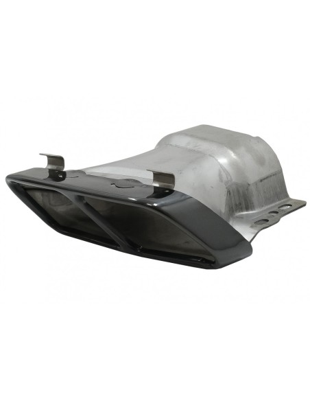 Silenziatore di scarico Suggerimenti per Mercedes A-Class W176 (12-18) CLA W117 C117 (12-18) A45 CLA45 Design Nero