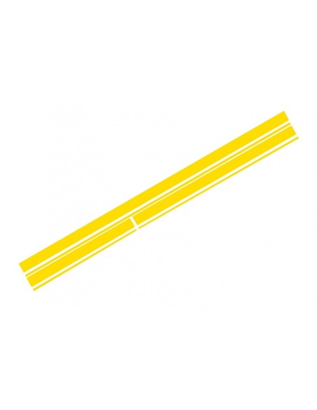 Set Adesivo Opaco Giallo Superiore Cofano Tetto & Portellone per MERCEDES CLA W117 C117 X117 (13-16) A Classe W176 (12-18)