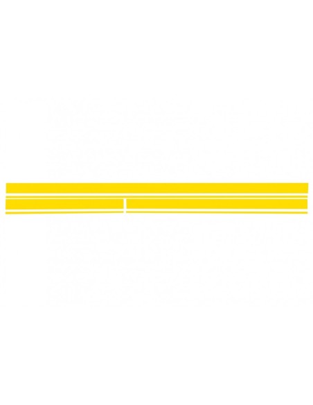 Set Adesivo Opaco Giallo Superiore Cofano Tetto & Portellone per MERCEDES CLA W117 C117 X117 (13-16) A Classe W176 (12-18)