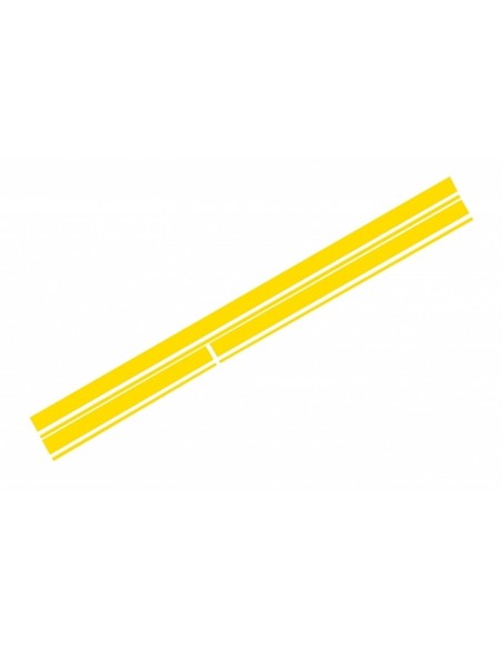 Set Adesivo Decalcomanie laterali e superiore cofano portellone posteriore giallo opaco per Mercedes CLA