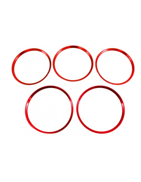 Ring Frame Ventilazione Rosso per Mercedes A Classe W176 B Classe W246 CLA Classe C117 GLA Classe X156