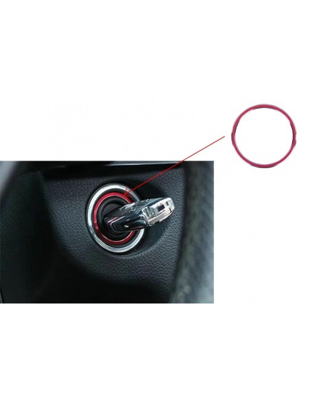Ring Frame Accensione Rossa per Mercedes A Classe W176 B Classe W246 CLA Classe C117 e GLA Classe X156