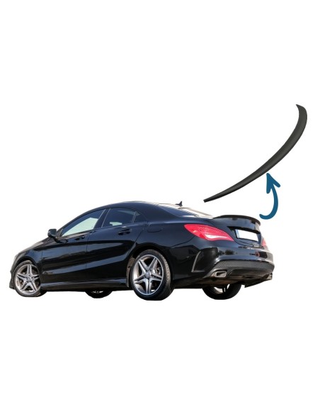 Bagagliaio Cofano Spoiler per Mercedes CLA C117 W117 (13-18) Nero opaco