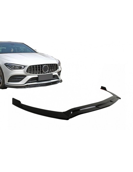 Paraurti anteriore Spoiler Lip per Mercedes CLA X118 C118 Sport Line CLA35 (19-23) Piano Nero