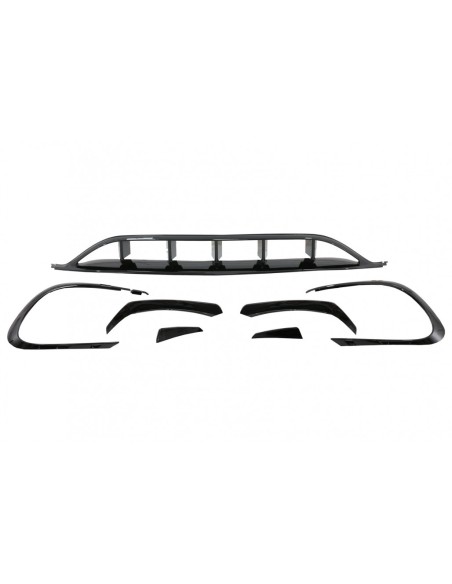 Paraurti anteriore e posteriore Splitter Fins Aero Kit di conversione per Mercedes CLA W117 Facelift (16-18) CLA45