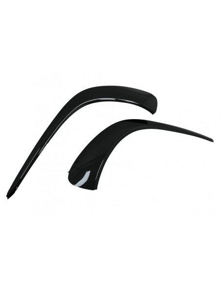 Paraurti anteriore Alette laterali Flics per Mercedes CLA C118 X118 Sport Line (19-up) Piano Nero