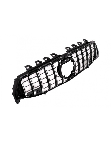 Griglia anteriore per Mercedes CLA X118 C118 (19-up) Chrome Stripes GT-R Panamericana Design