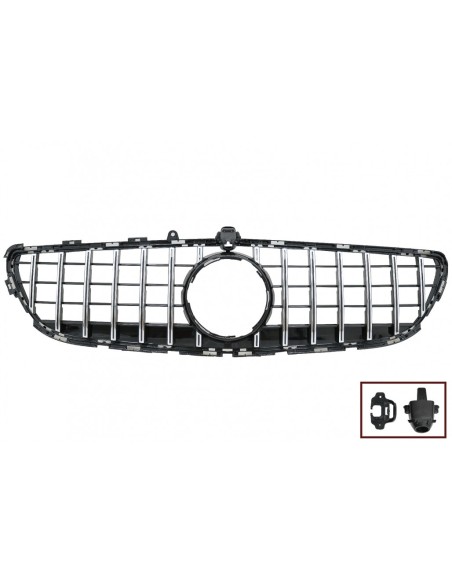 Griglia anteriore per Mercedes CLS W218 Facelift (14-17) GT-R Panamericana Design Chrome