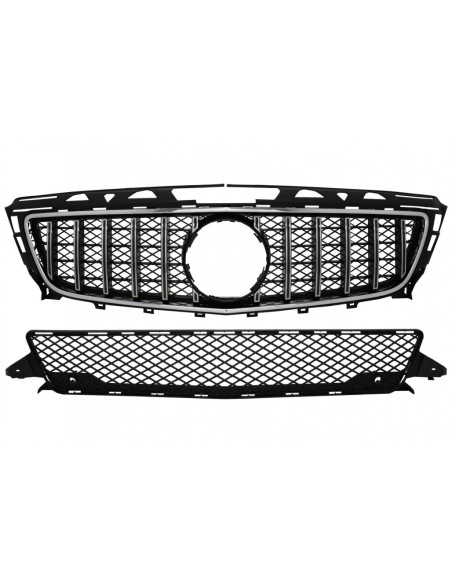 Griglia anteriore per Mercedes CLS W218 C118 (11-14) X218 Shooting Brake (12-14) GT-R Panamericana Design