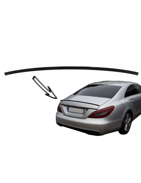 Bauletto Spoiler per Mercedes CLS Classe W218 Limousine (10-18) Piano Nero