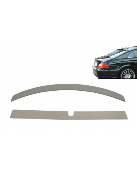 Spoiler del bagagliaio e spoiler del tetto per Mercedes CLS Classe W219 (05-08)